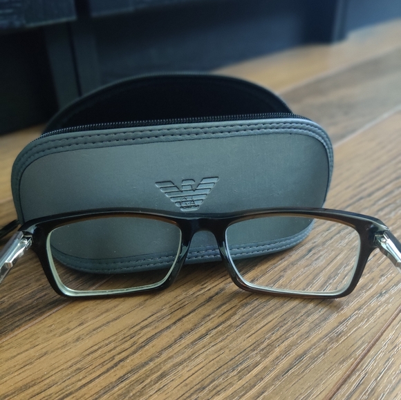 Emporio Armani Brown eyeglasses - Picture 3 of 5